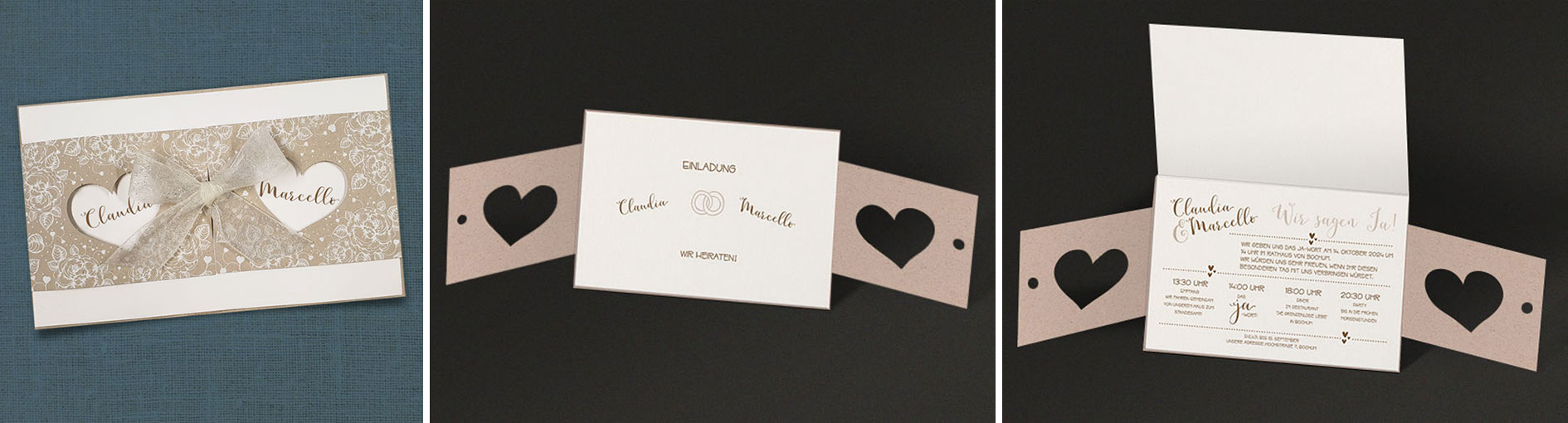 Hochzeitseinladungen  Schmuckbild