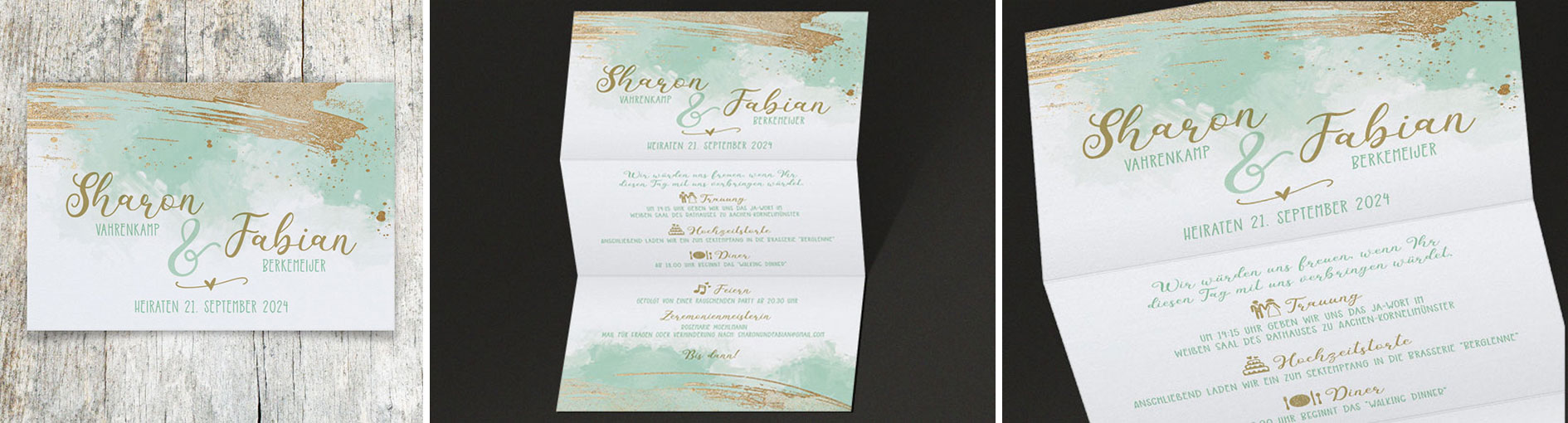 Hochzeitseinladungen  Schmuckbild