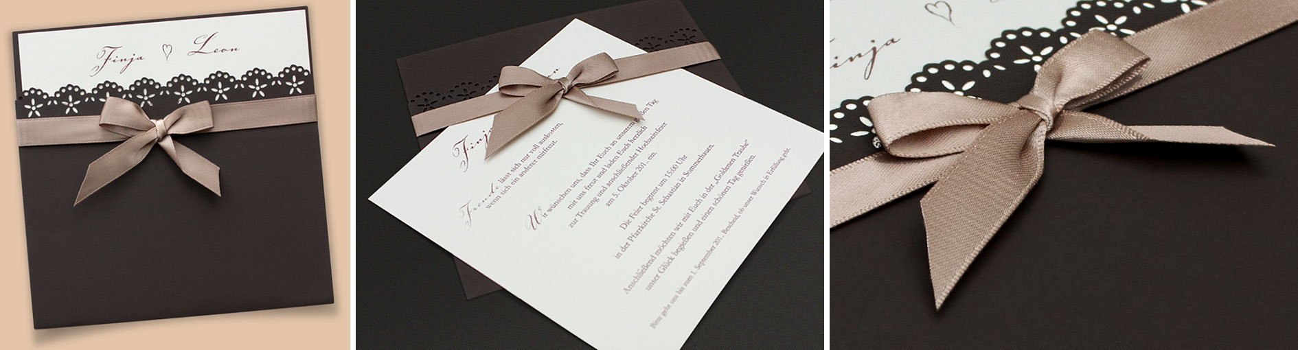 Hochzeitseinladungen  Schmuckbild