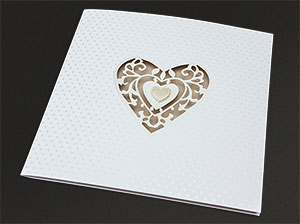 Detail 1 – vergrößerte Abbildung Geschlossene Darstellung der Einladungskarte - Detail 1