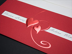 Detailaufnahme der Herzen – vergrößerte Abbildung Detailaufnahme der Herzen